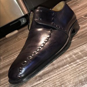 Beautiful Berluti Black/Purple Hue Men’s 8 Alessa